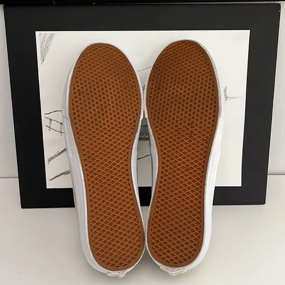 Vans Camden Stripe Metallic Galaxy Sparkle Fabric Sneakers Women’s Size 9.5 - Picture 10 of 13